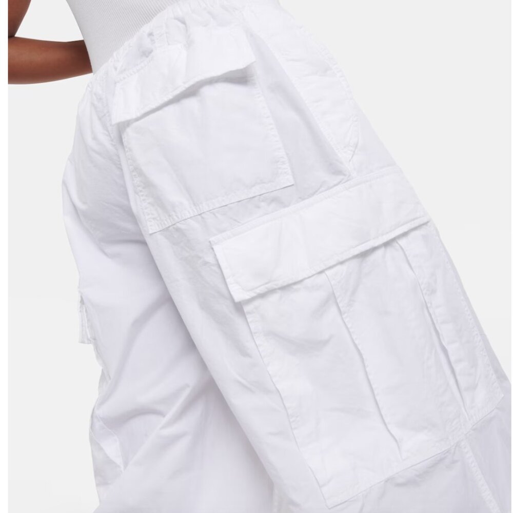 Nili Lotan White Lison Cotton Gabardine Cargo Pants